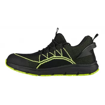NEO Tools 82-161-42 scarpe antinfortunistiche S1P SRC, modello basso, taglia 42, nero/grigio