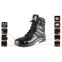 NEO Tools 82-175-40 Scarpe antinfortunistiche S1P SRC con puntale in acciaio Taglia 40 Grigio/Nero