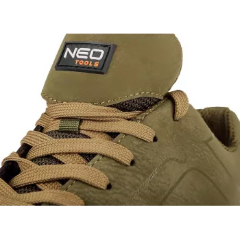 NEO TOOLS 82-741-40 Scarpe antinfortunistiche S1P SRC puntale in acciaio e lamina antiperforazione, Taglia 40, Nero/Grigio