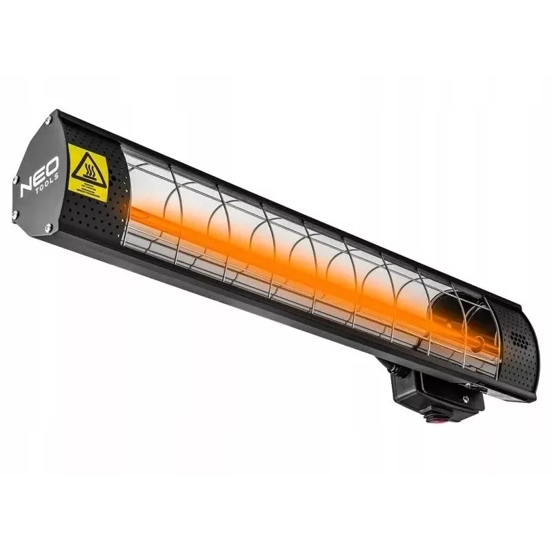NEO TOOLS 90-031 Stufa a infrarossi 2000 W Nera IP44 montaggio a parete/soffitto