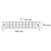 NEO TOOLS 90-031 Stufa a infrarossi 2000 W Nera IP44 montaggio a parete/soffitto
