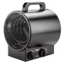 NEO Tools 90-066 termoventilatore ceramico PTC 2000W con termostato regolabile, protezione antincendio, interruttore antiribaltamento, 2 livelli di riscaldamento, modalità solo ventilazione, a libera installazione, nero/grigio