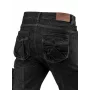 Pantaloni da lavoro NEO TOOLS DENIM 5 tasche, nero, taglia M
