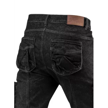NEO TOOLS Pantaloni da lavoro DENIM 5 tasche, nero, taglia S