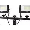 NEO TOOLS Faro doppio 2x50W SMD LED 8500lm 230V su stativo 1,8m