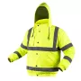NEO TOOLS Bomber da lavoro leggermente isolato ad alta visibilità, giallo fluo, taglia XXXL