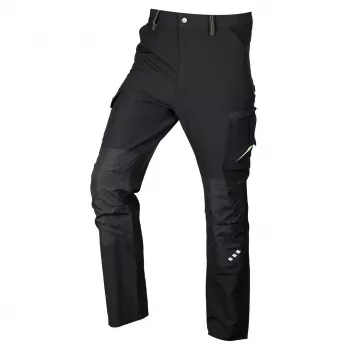 NEO TOOLS Mix&Match pantaloni da lavoro, 4-way stretch, nero-verde, taglia XXL
