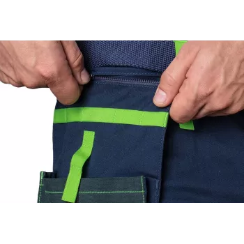 NEO TOOLS Shorts uomo in misto cotone con stretch, XXXL, nero