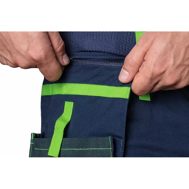 NEO TOOLS Shorts uomo in misto cotone con stretch, XXXL, nero