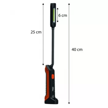 NEO TOOLS lampada d'ispezione a batteria 400 lm COB + torcia 99-102