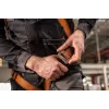 NEO TOOLS Set di sicurezza con corda di sicurezza – imbracatura PROTEKT P-01, corda kernmantel 2m, moschettone in acciaio, EN 361/354/363, CE 0082