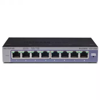 Netgear GS108E-400EUS Switch 8 porte Gigabit Ethernet Plus (Smart Managed Plus)