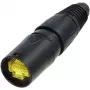 Neutrik NE8MX-B-1 connettore per cavo etherCON - corpo cromato nero, protezione RJ45