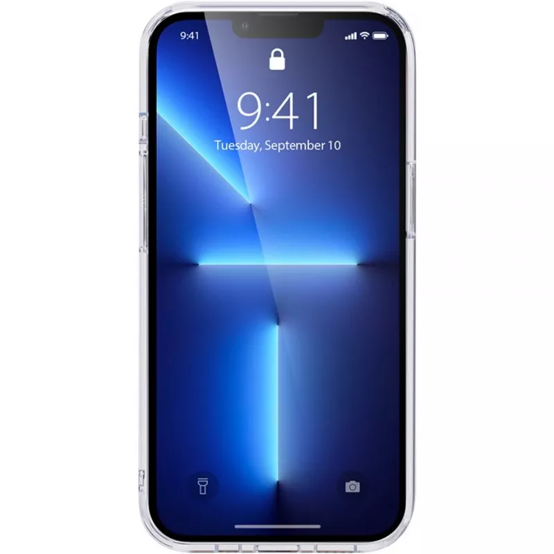 NEVOX StyleShell SHOCKFLEX cover per Apple iPhone 14 Pro 6,1 pollici trasparente