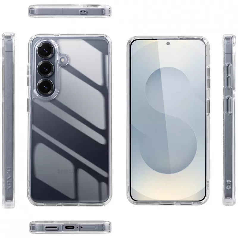 Nevox StyleShell SHOCKFlex custodia protettiva per Samsung Galaxy S26 Plus, trasparente