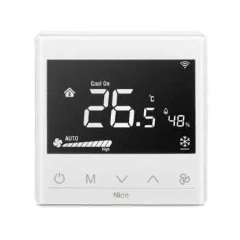 Nice Fan2-Control termostato smart per unità fan-coil, bianco