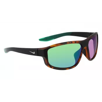 Nike Brazen Fuel MDJ Occhiali da sole - montatura nera, lente grigia con specchio flash argento