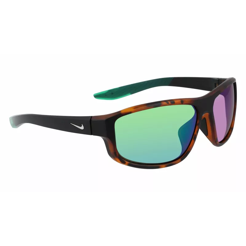 Nike Brazen Fuel MDJ Occhiali da sole - montatura nera, lente grigia con specchio flash argento