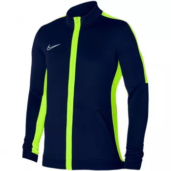 Nike Dri-FIT Academy 23 maglia da allenamento calcio uomo manica lunga 1/4 zip Obsidian/Green Strike S