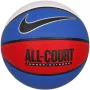 Nike Everyday All Court 8P pallone da basket taglia 7 sgonfiato blu/bianco/rosso