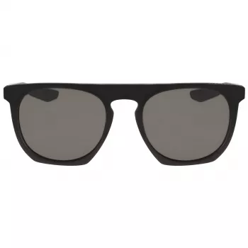 NIKE Flatspot EV09 Occhiali da sole uomo - montatura nero opaco, lenti grigie, 52 mm