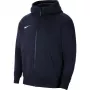 Felpa con cappuccio Nike Park 20 Fleece Full-Zip blu mezzanotte CW6891 451