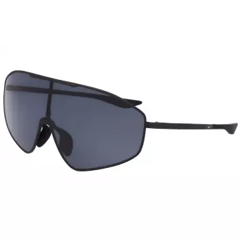 NIKE ECHOSHIELD2IF Occhiali sportivi unisex - Nero opaco, Lente Smoke Grey, 66 mm