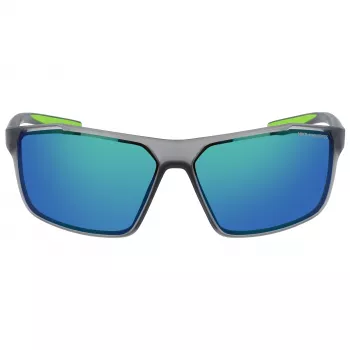 NIKE WINSTORMMCW4 Occhiali da sole uomo - montatura nero opaco, lenti grigio fumo, larghezza lente 65 mm