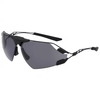 Nike Zeus Edge Occhiali da sole uomo - nero opaco/grigio sfumato - lenti 76 mm - protezione UV400