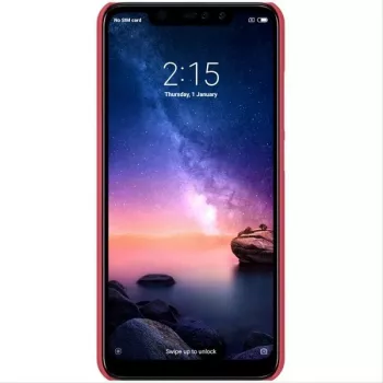 Nillkin Redmi Note 6 Pro Custodia Super Frosted Shield rossa