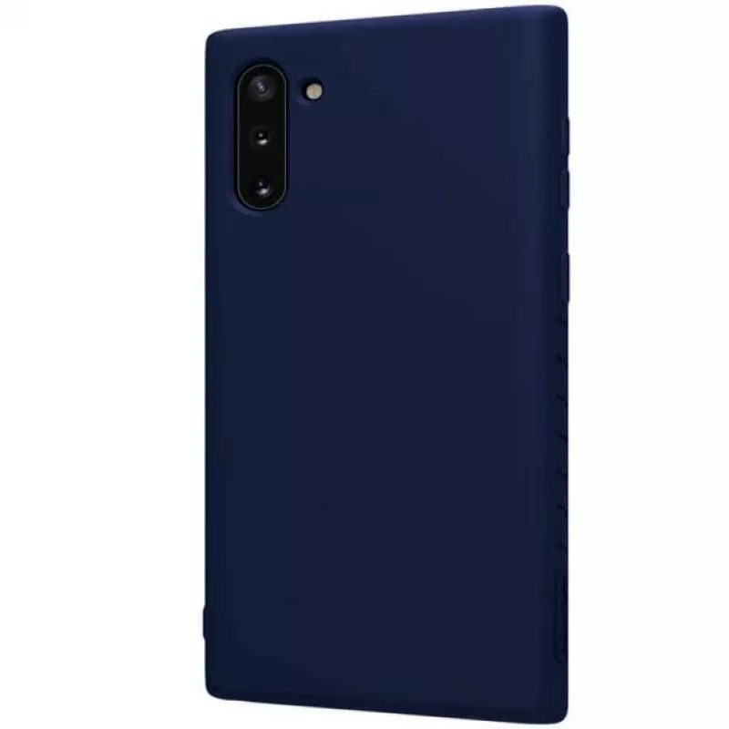 Nillkin Samsung Galaxy Note 10 custodia protettiva rivestita in gomma blu