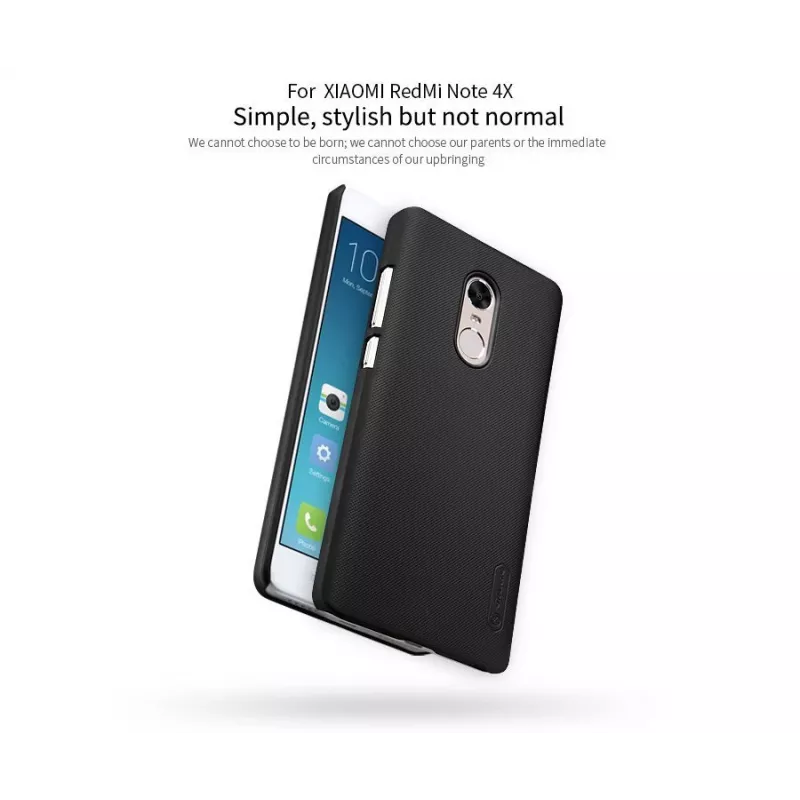 Nillkin Custodia Super Frosted Shield per Xiaomi Redmi Note 4 / Note 4X - rosso