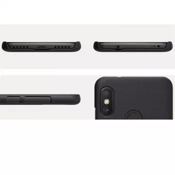 Nillkin Custodia Super Frosted Shield per Xiaomi Redmi Note 6 Pro - nero