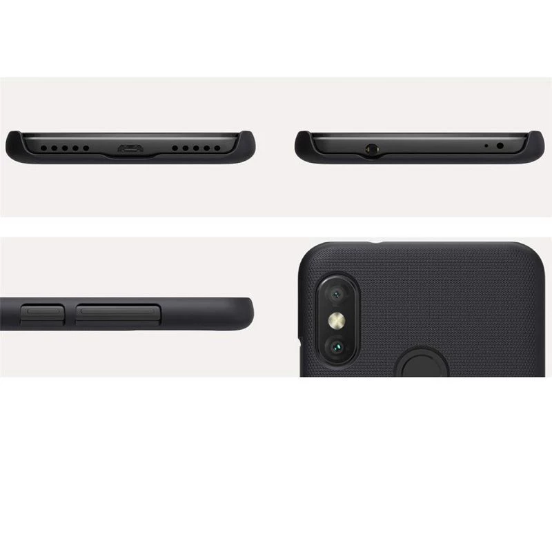 Nillkin Custodia Super Frosted Shield per Xiaomi Redmi Note 6 Pro - nero