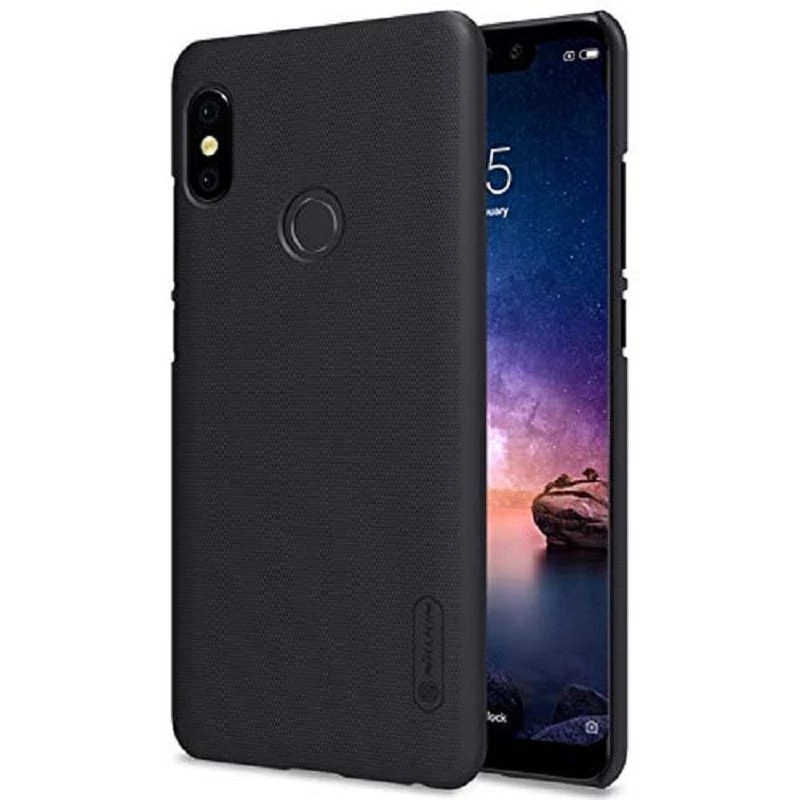 Nillkin Custodia Super Frosted Shield per Xiaomi Redmi Note 6 Pro - nero