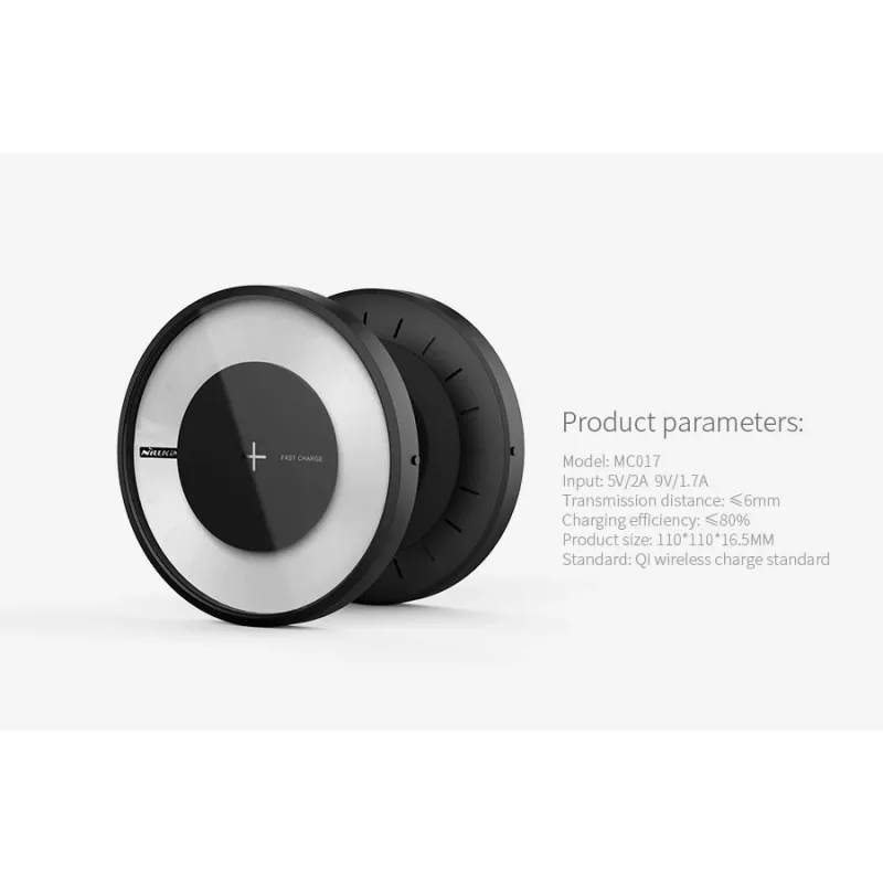 Caricabatterie wireless Nillkin Universal Magic Disk IV nero
