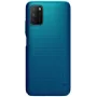 Nillkin Xiaomi Poco M3 Custodia Super Frosted Shield blu pavone