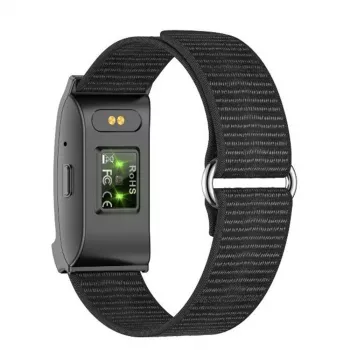 Nilox OnAir Bracciale senza schermo Nero/Argento