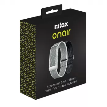 Nilox OnAir Screenless Band argento/nero