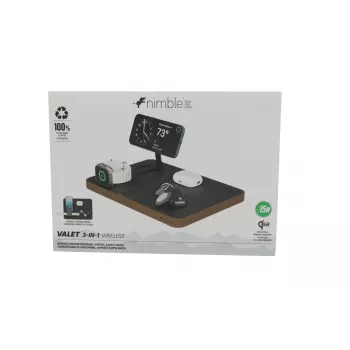 Nimble Valet Caricatore wireless 3-in-1