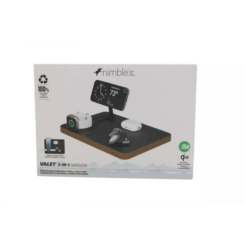 Nimble Valet Caricatore wireless 3-in-1