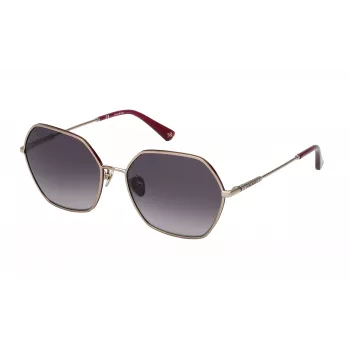 Nina Ricci occhiali da sole donna SNR268V580K99 nero grigio sfumato 58mm