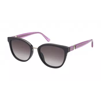 NINA RICCI Occhiali da sole da donna SNR3585401CK - montatura in acetato nera, lenti sfumate grigie, 54/19/140 mm