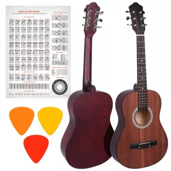 NN AG 34 1/2 chitarra acustica per imparare a suonare, opaca