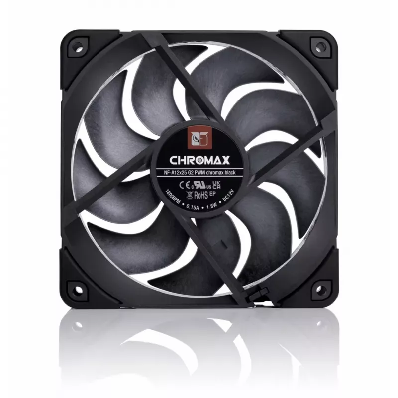 Noctua NF-A12x25 G2 PWM chromax.black ventola 120mm