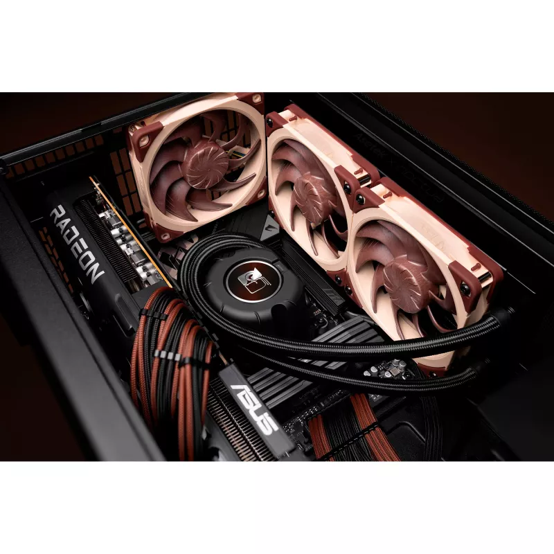 Noctua NL-LC1-24 dissipatore CPU ad aria low-profile per AMD AM4 (Ryzen) - nero/marrone
