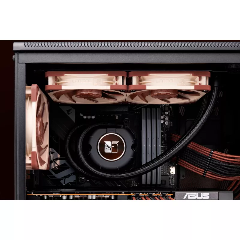 Noctua NL-LC1-24 dissipatore CPU ad aria low-profile per AMD AM4 (Ryzen) - nero/marrone
