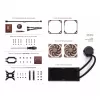 Noctua NL-LC1-24 dissipatore CPU ad aria low-profile per AMD AM4 (Ryzen) - nero/marrone