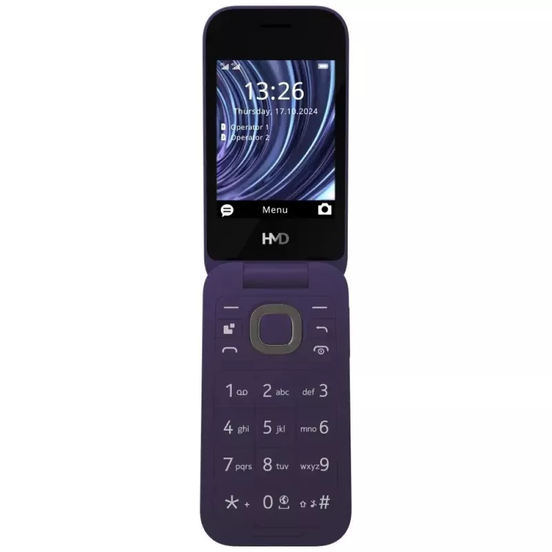 Nokia 2660 Flip TA-1711 DS Purple telefono cellulare 4G