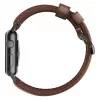 NOMAD Traditional Band - cinturino in pelle Horween per Apple Watch 46mm/49mm, Rustic Brown, Black Hardware